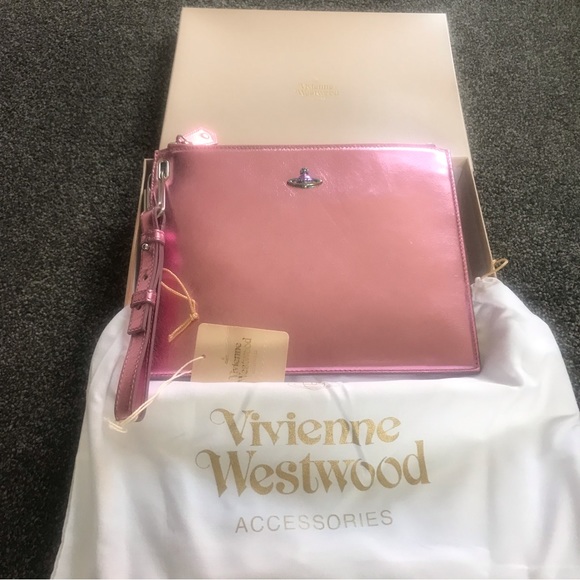 Vivienne Westwood Handbags - Vivienne Westwood metallic clutch